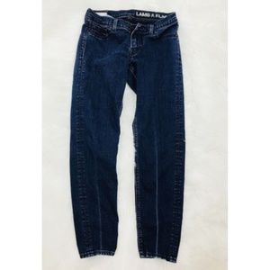LAMB & FLAG Sz 25 Jeans Blue Super Skinny Ankle